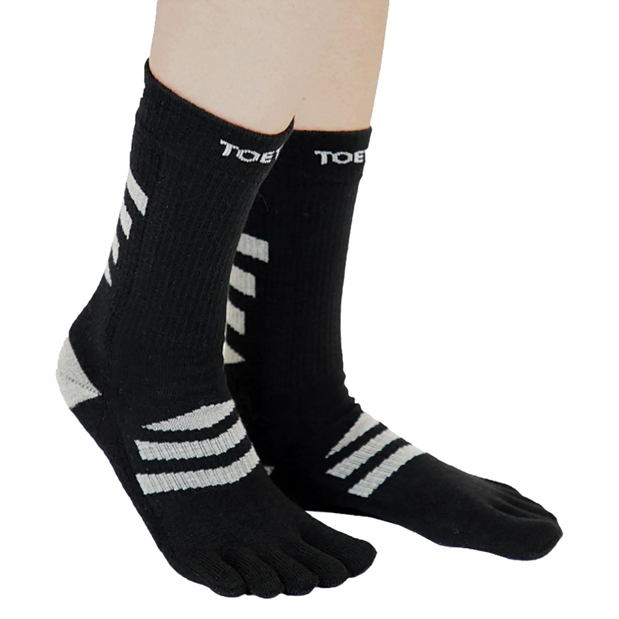 1 Pack Mens & Ladies Outdoor 3D Terry Walker Toe Socks