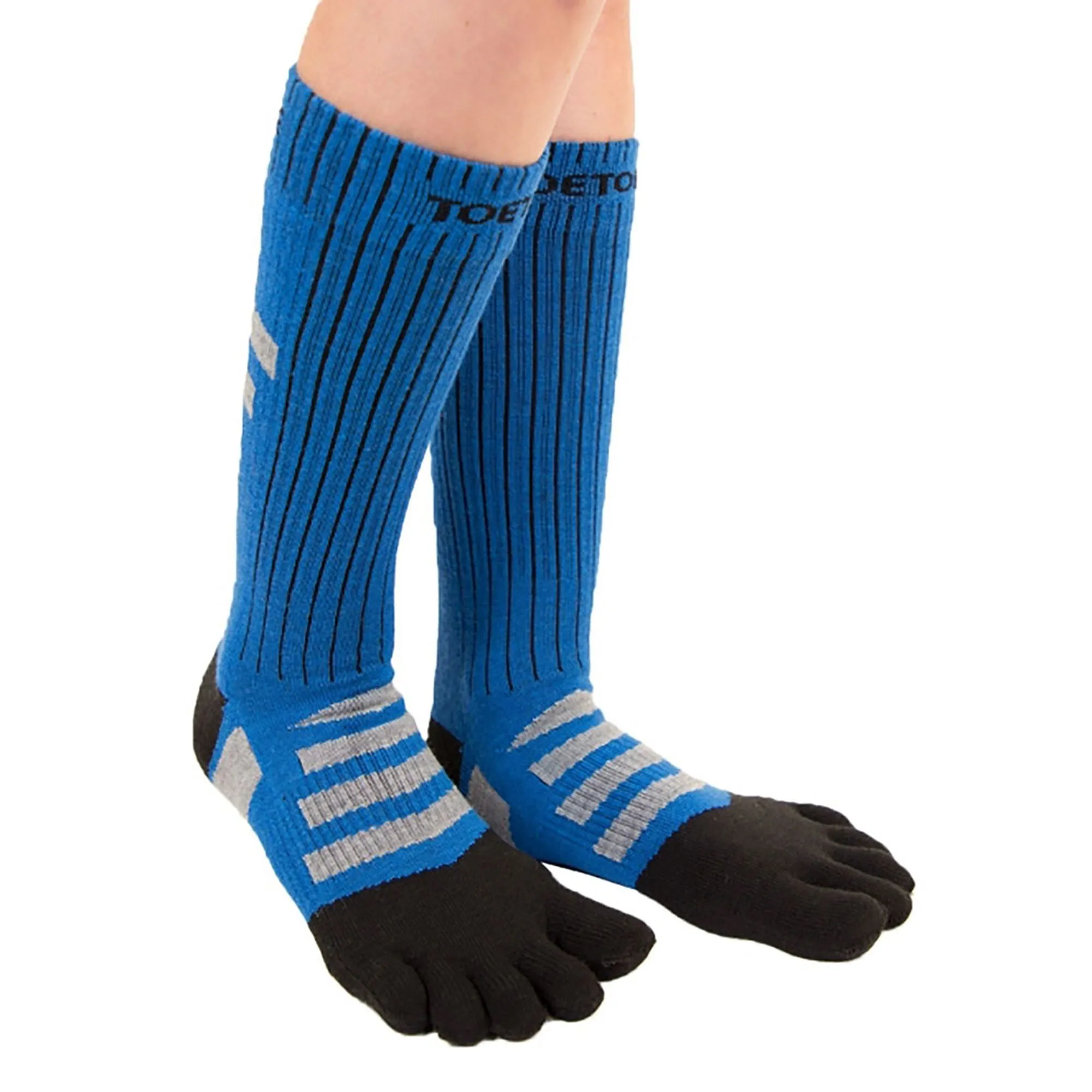 1 Pack Mens & Ladies Outdoor 3D Terry Walker Toe Socks