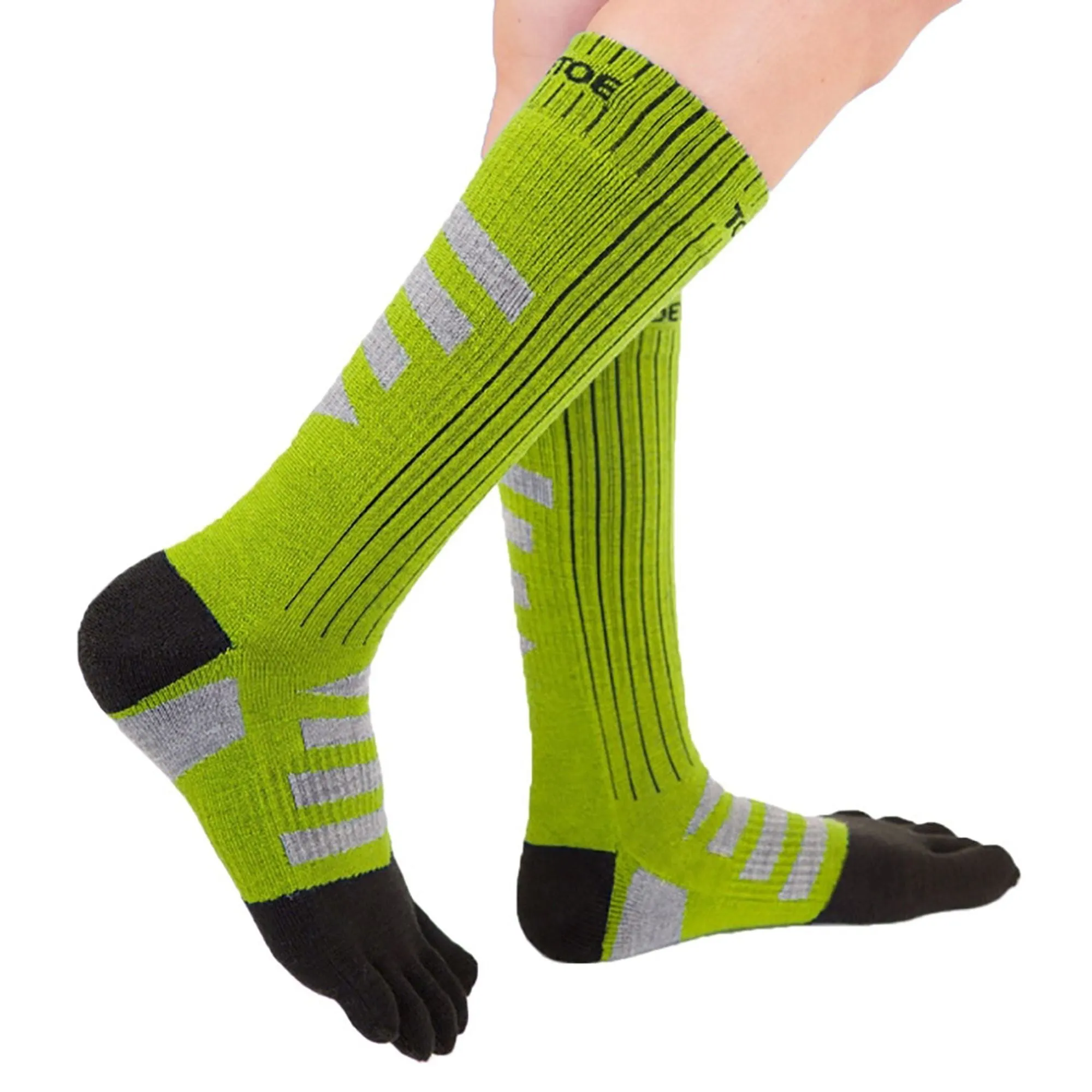 1 Pack Mens & Ladies Outdoor 3D Terry Walker Toe Socks