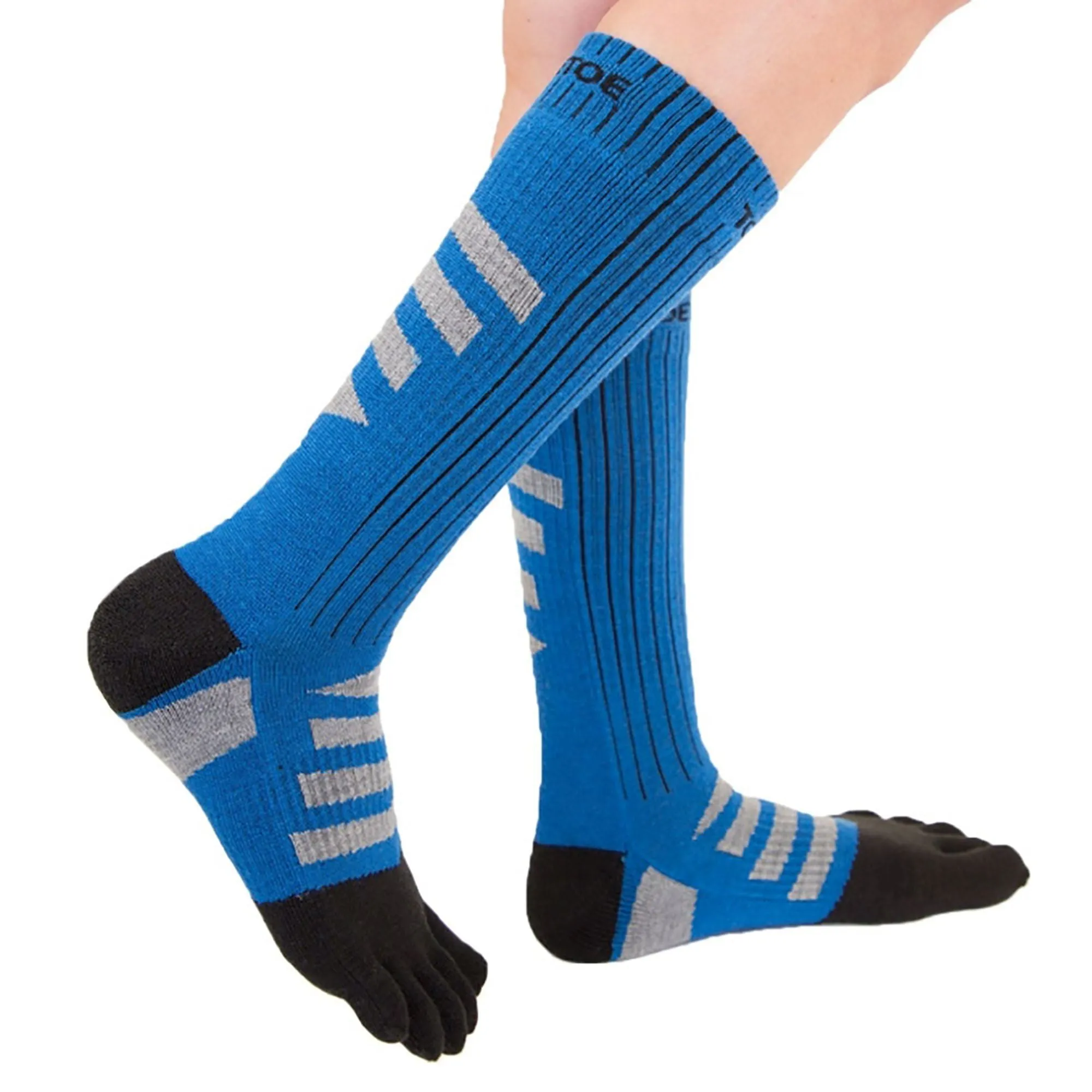 1 Pack Mens & Ladies Outdoor 3D Terry Walker Toe Socks