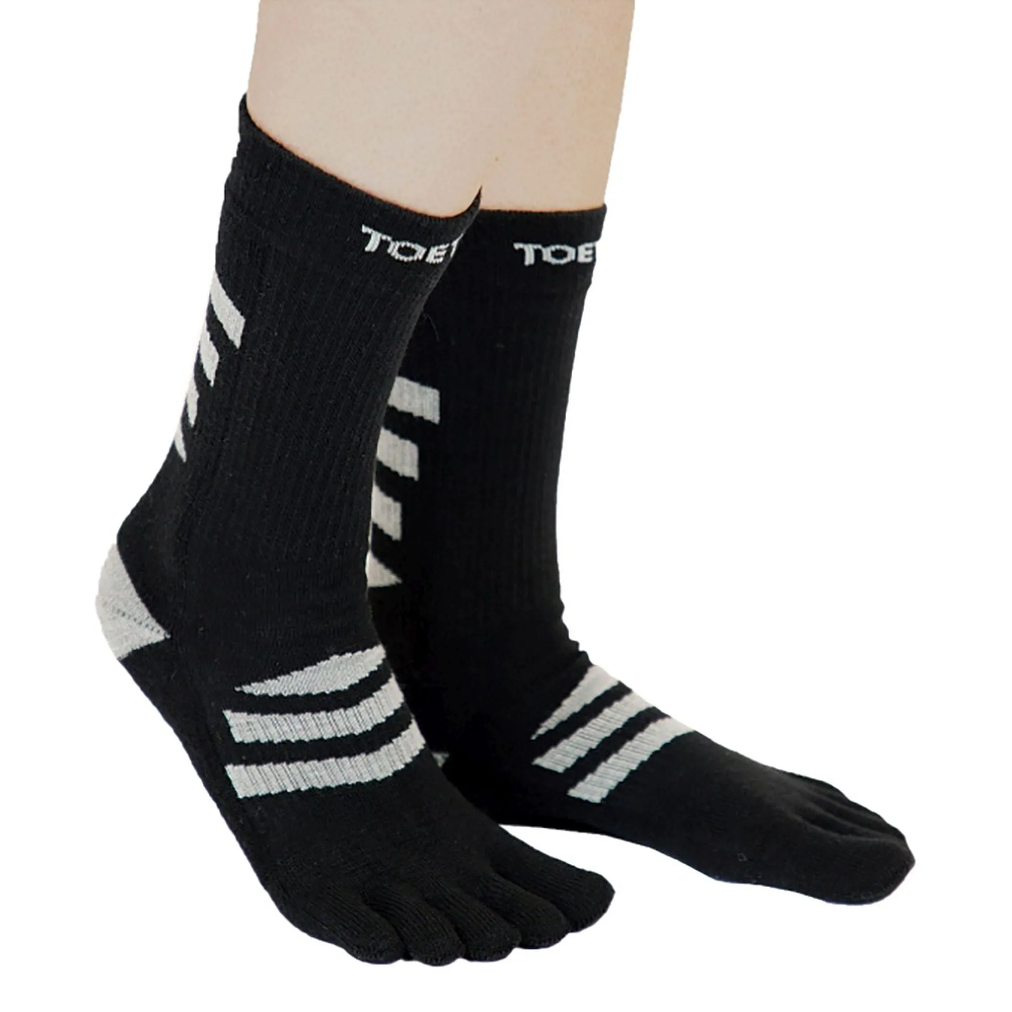 1 Pack Mens & Ladies Outdoor 3D Terry Walker Toe Socks