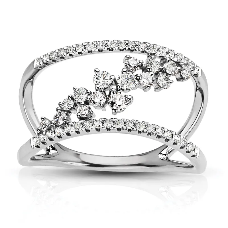 14kt Gold 1/20 ct tw Ring F VS Diamonds