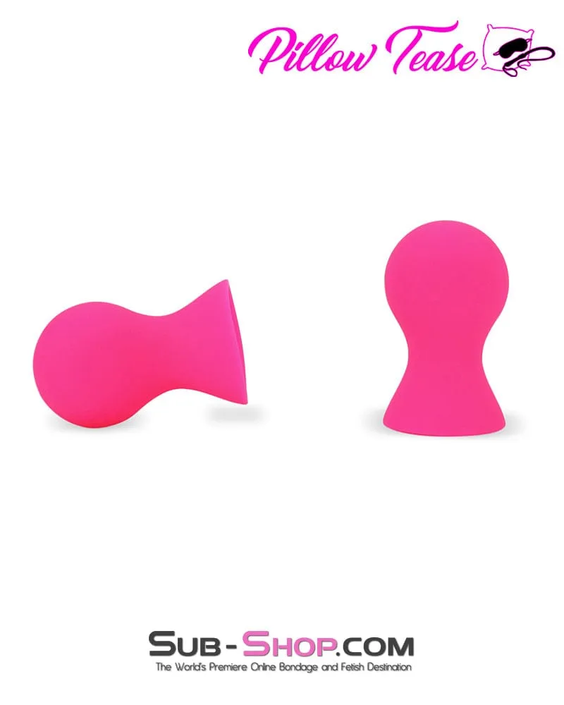 1791M-SIS      Pink Sissy Silicone Nipple Suckers Set