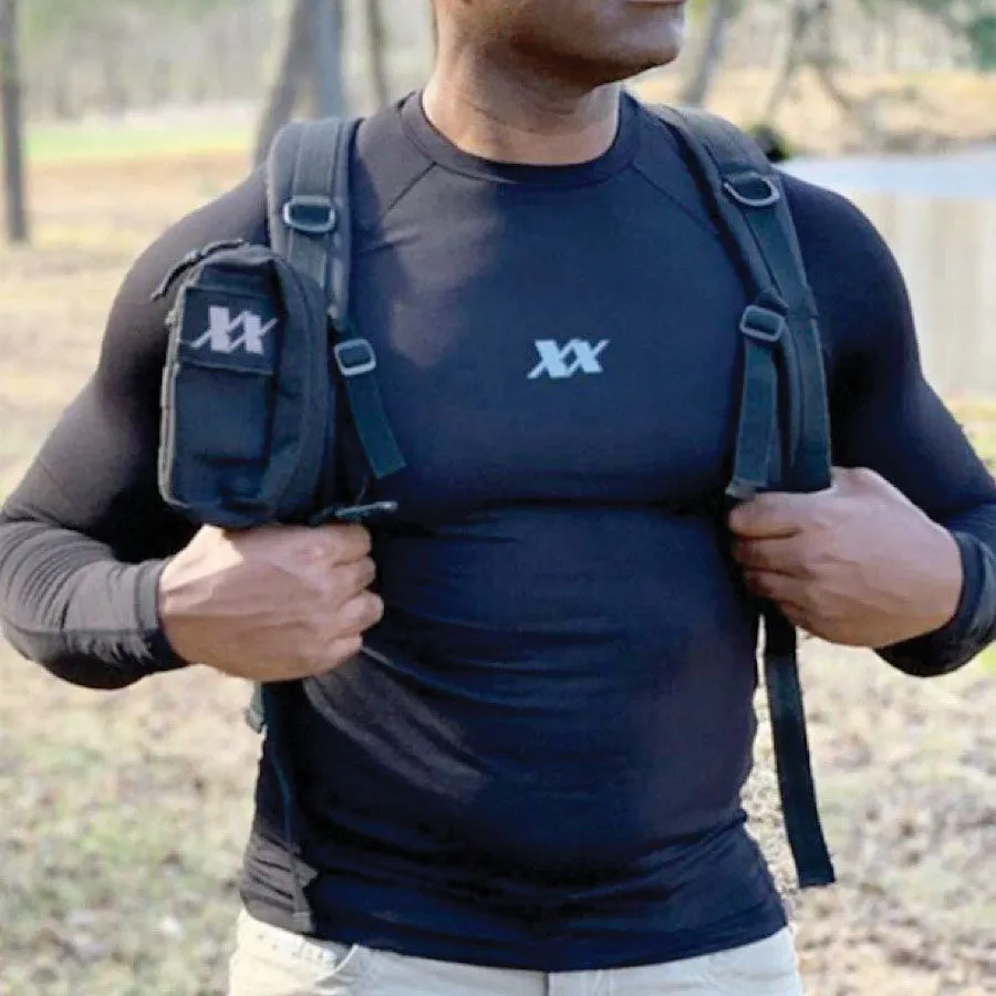 221B Tactical Maxx-Dri Silver Elite Long Sleeve Shirt Black