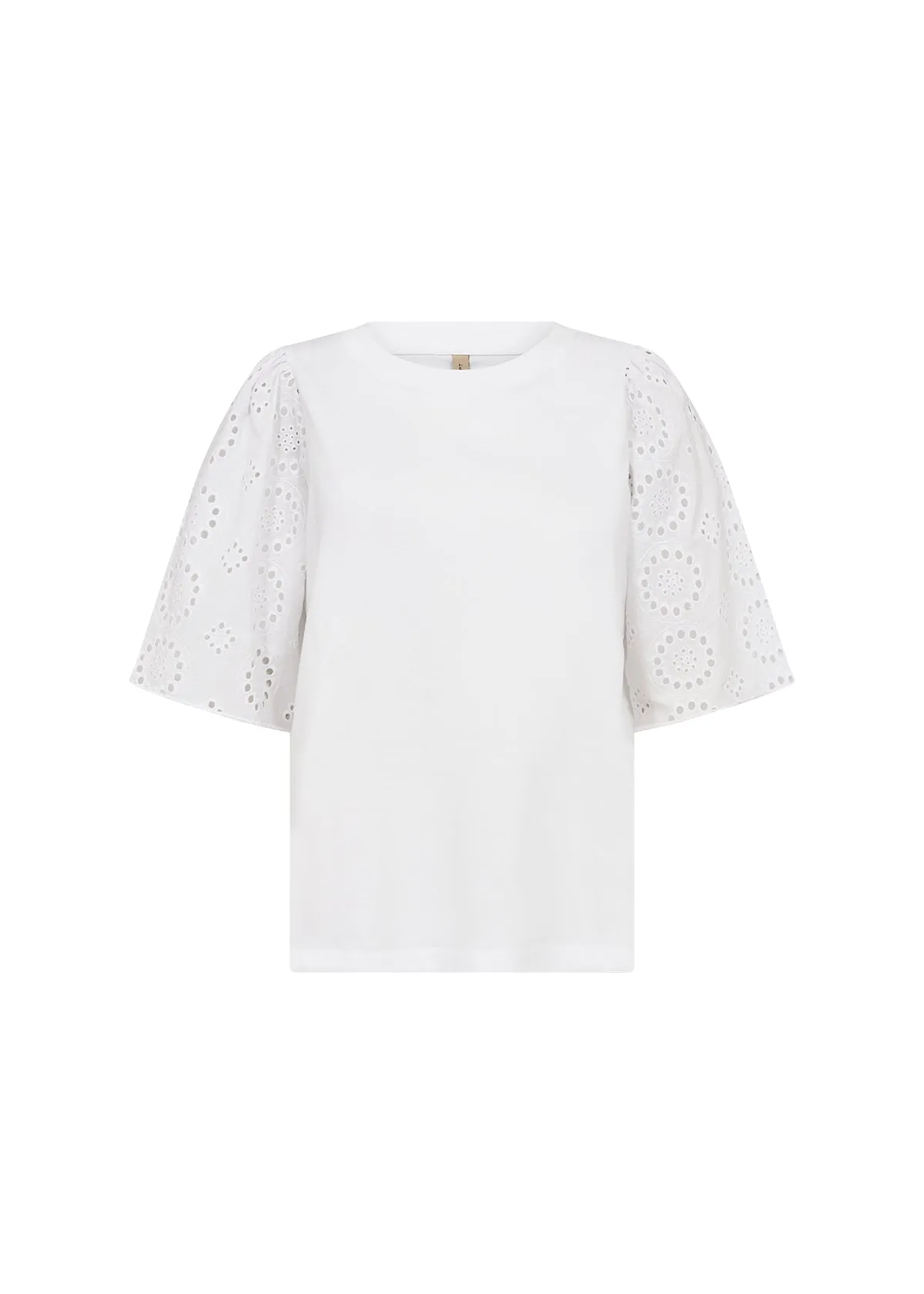 26447- White Loraine T-Shirt - Soya Concept