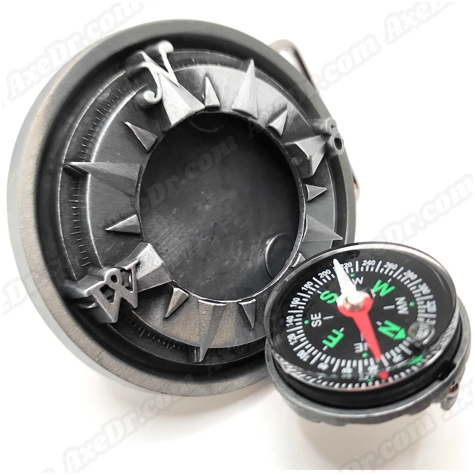 3D Pop-Out Compass Belt Buckle