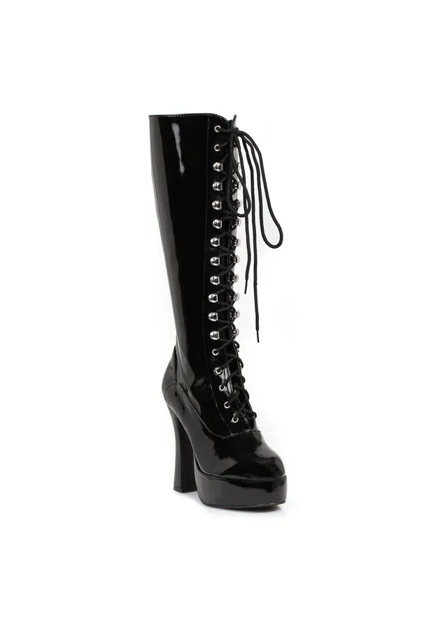 5 Heel Stretch Knee Boot W/Innerzipper.