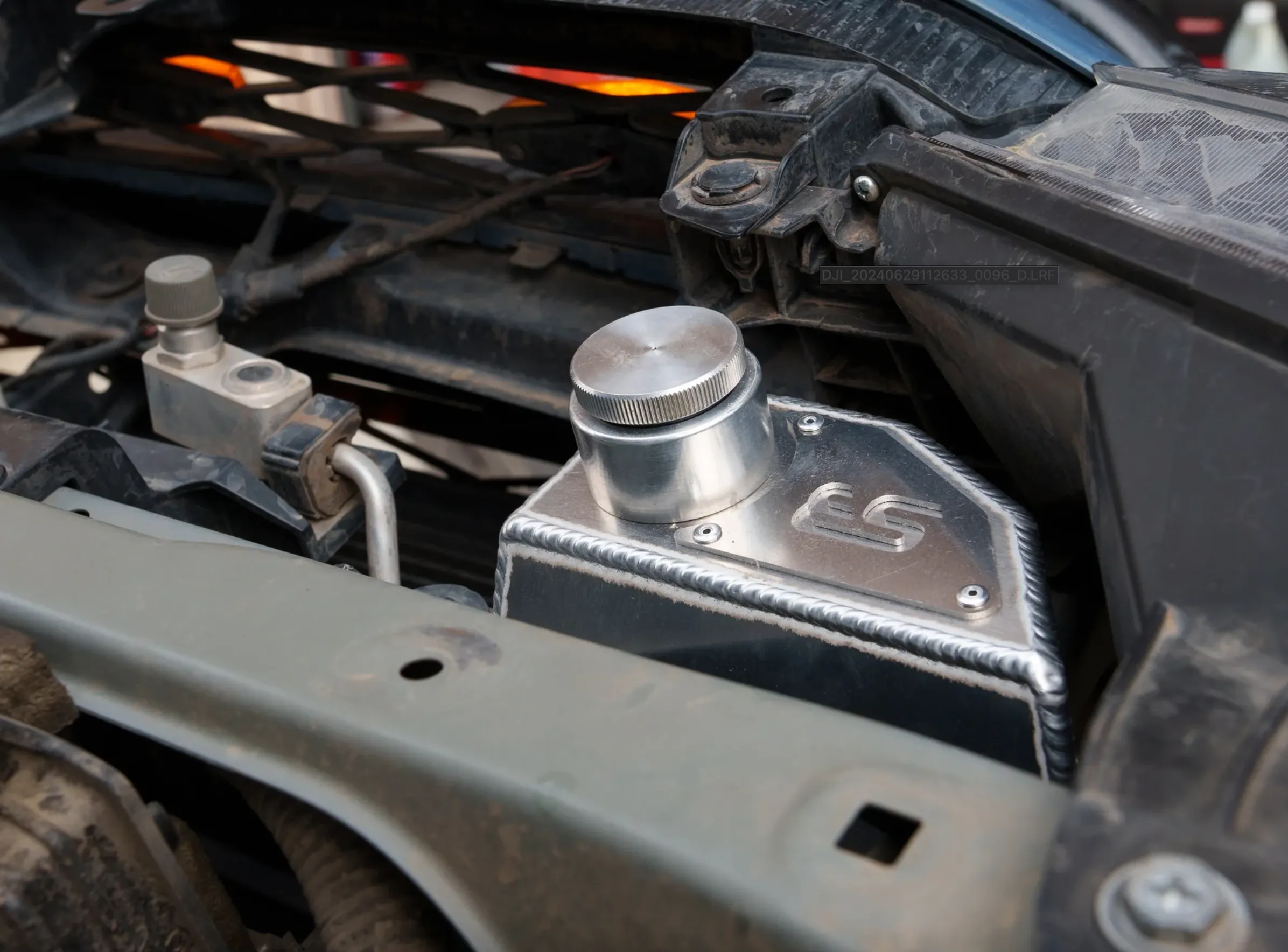5th Gen 4Runner (14-23) Aluminum Washer Fluid Relocation Reservoir