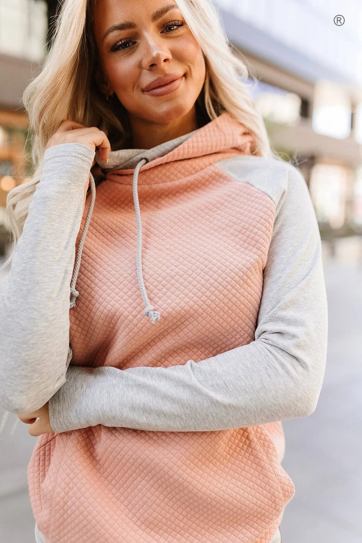 Ampersand Avenue - DoubleHood™ Sweatshirt - Just Peachy
