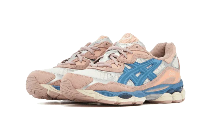 ASICS Gel-NYC Cream Grey Floss Salmon