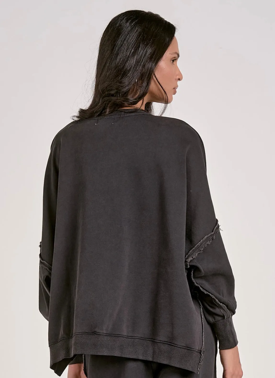 Avery Crewneck in Vintage Black~~FINAL SALE