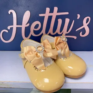 Beige Diamonte Shoes