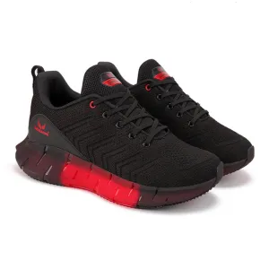 Bersache Lightweight Sports Running Shoes For Men Black-9023