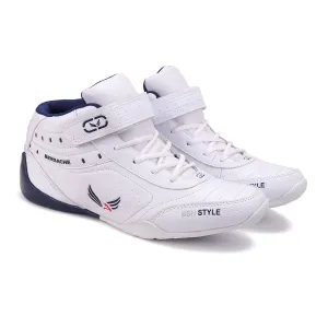 Bersache Lightweight Sports Running Shoes For Men White-9018