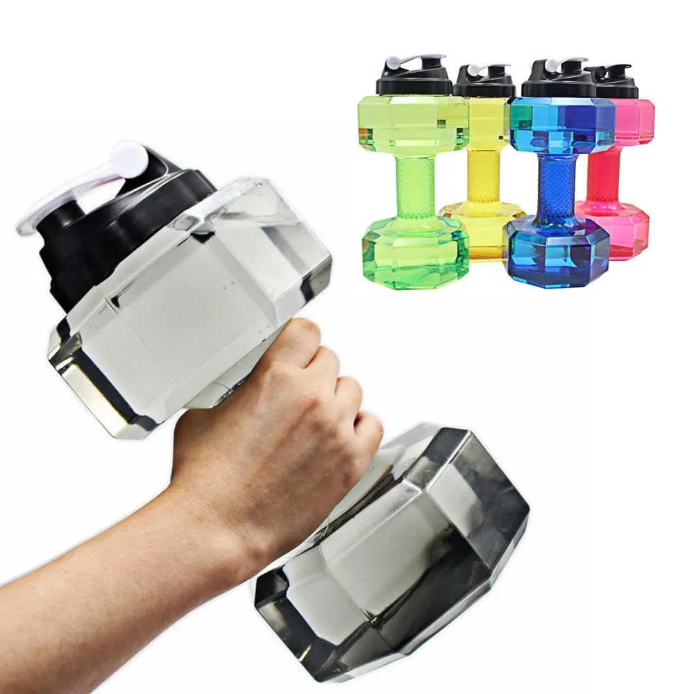 Blue-  TGS OG Water Dumbbell Sport Bottle