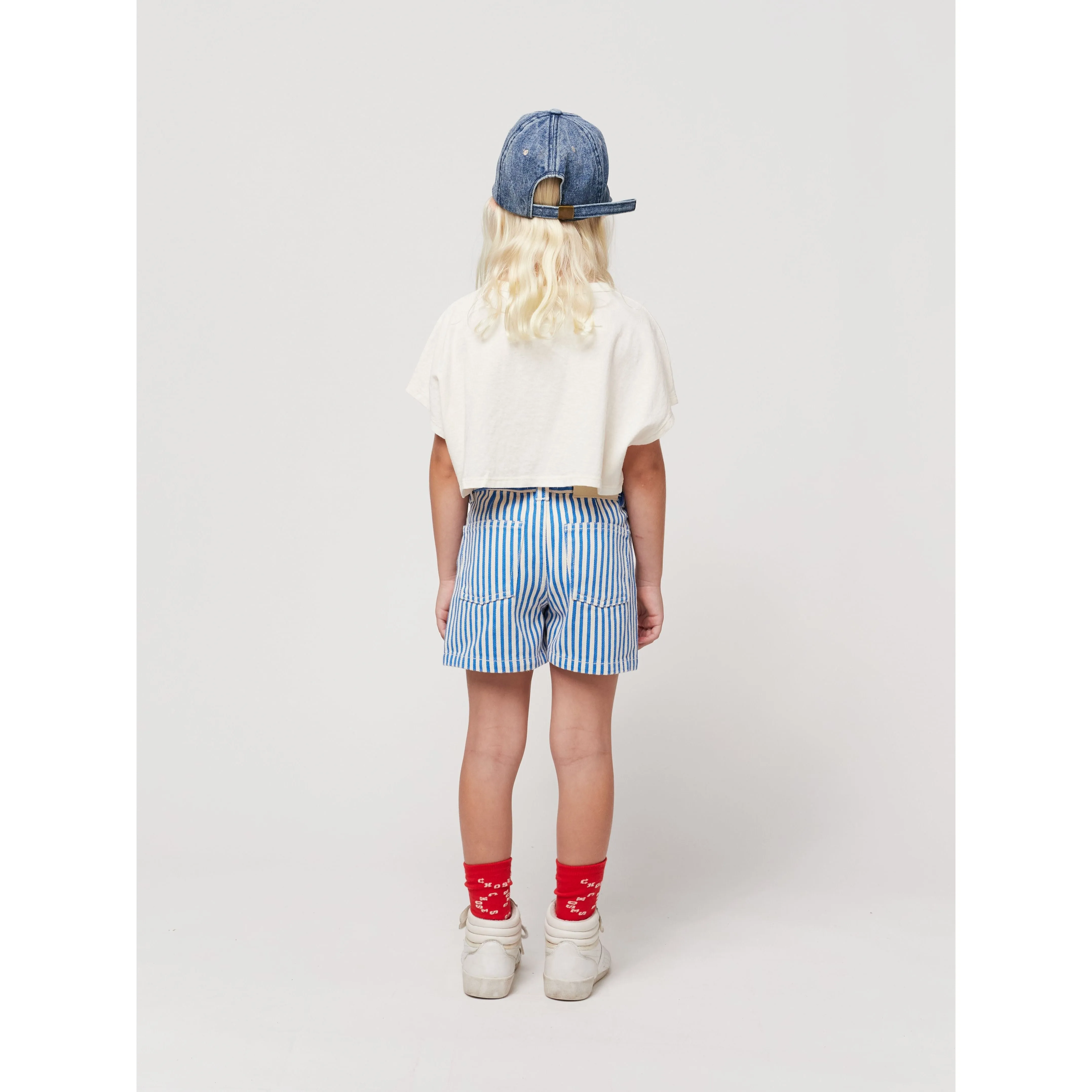 Bobo Choses Circle Stripes Woven Shorts