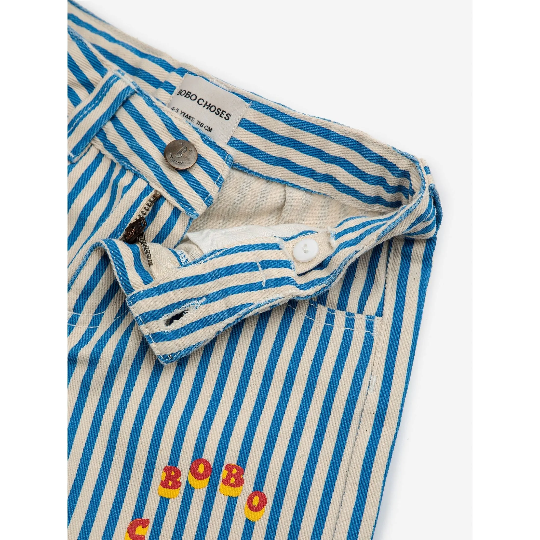 Bobo Choses Circle Stripes Woven Shorts