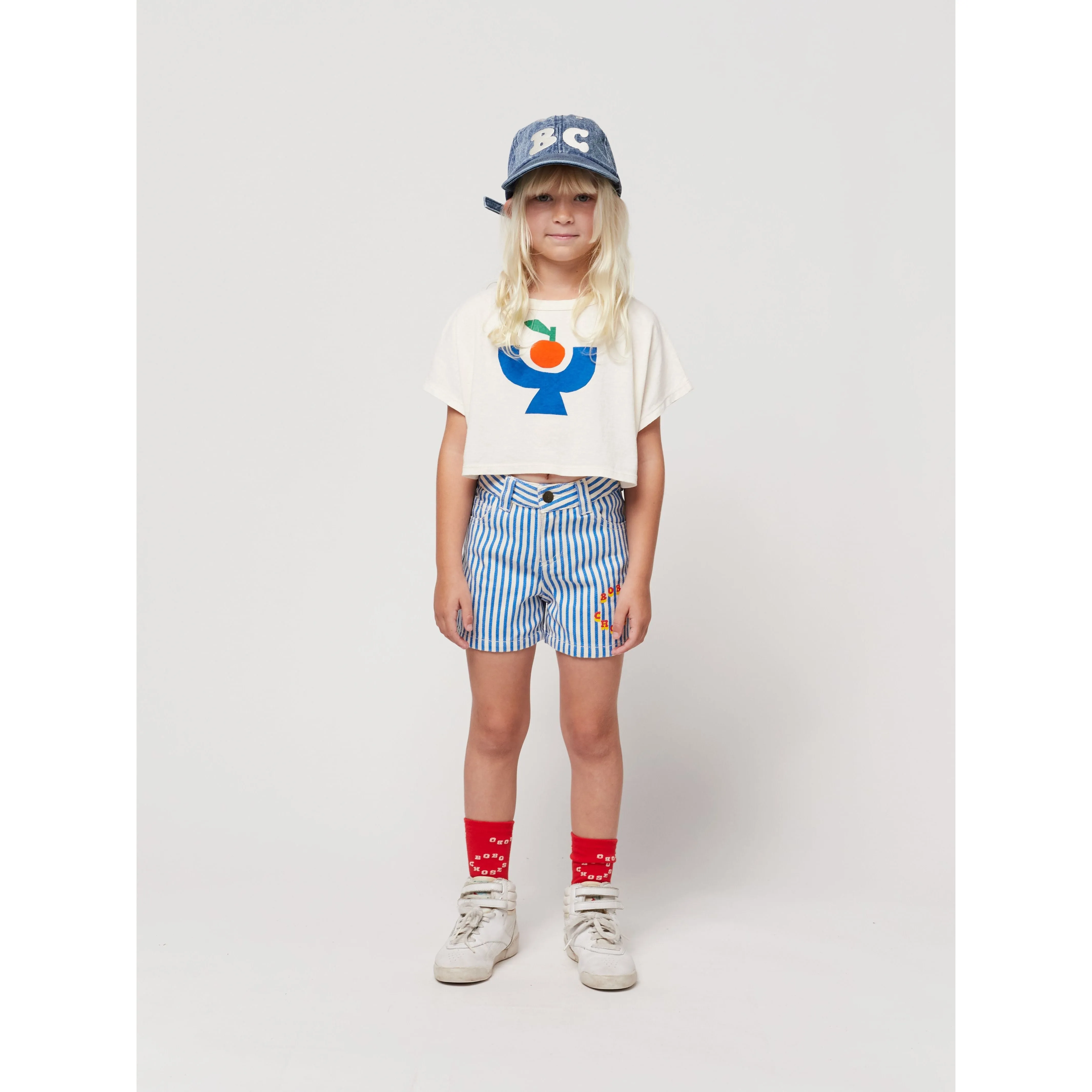 Bobo Choses Circle Stripes Woven Shorts
