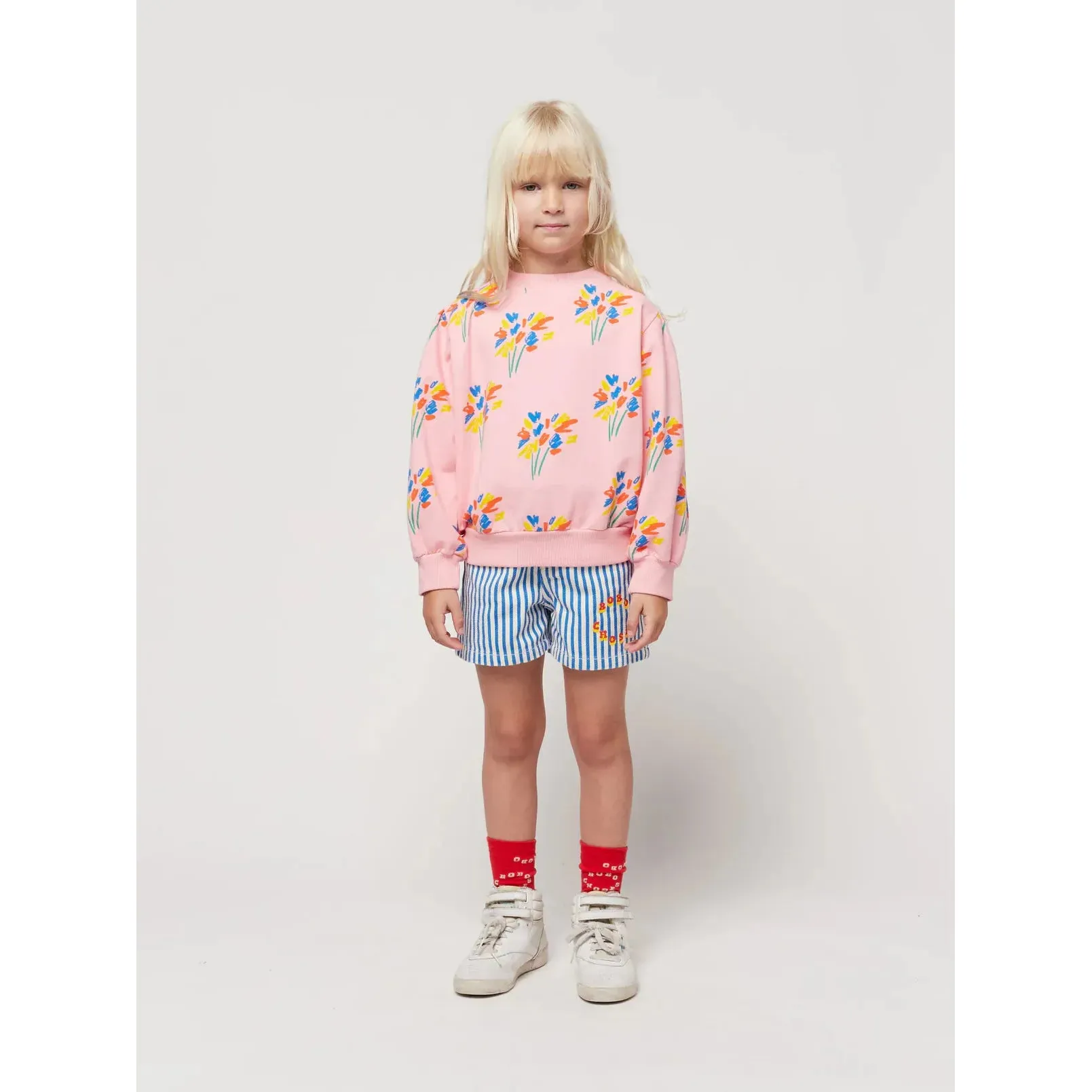 Bobo Choses Circle Stripes Woven Shorts