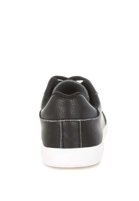 Bostonia Real Leather Casual Sneakers