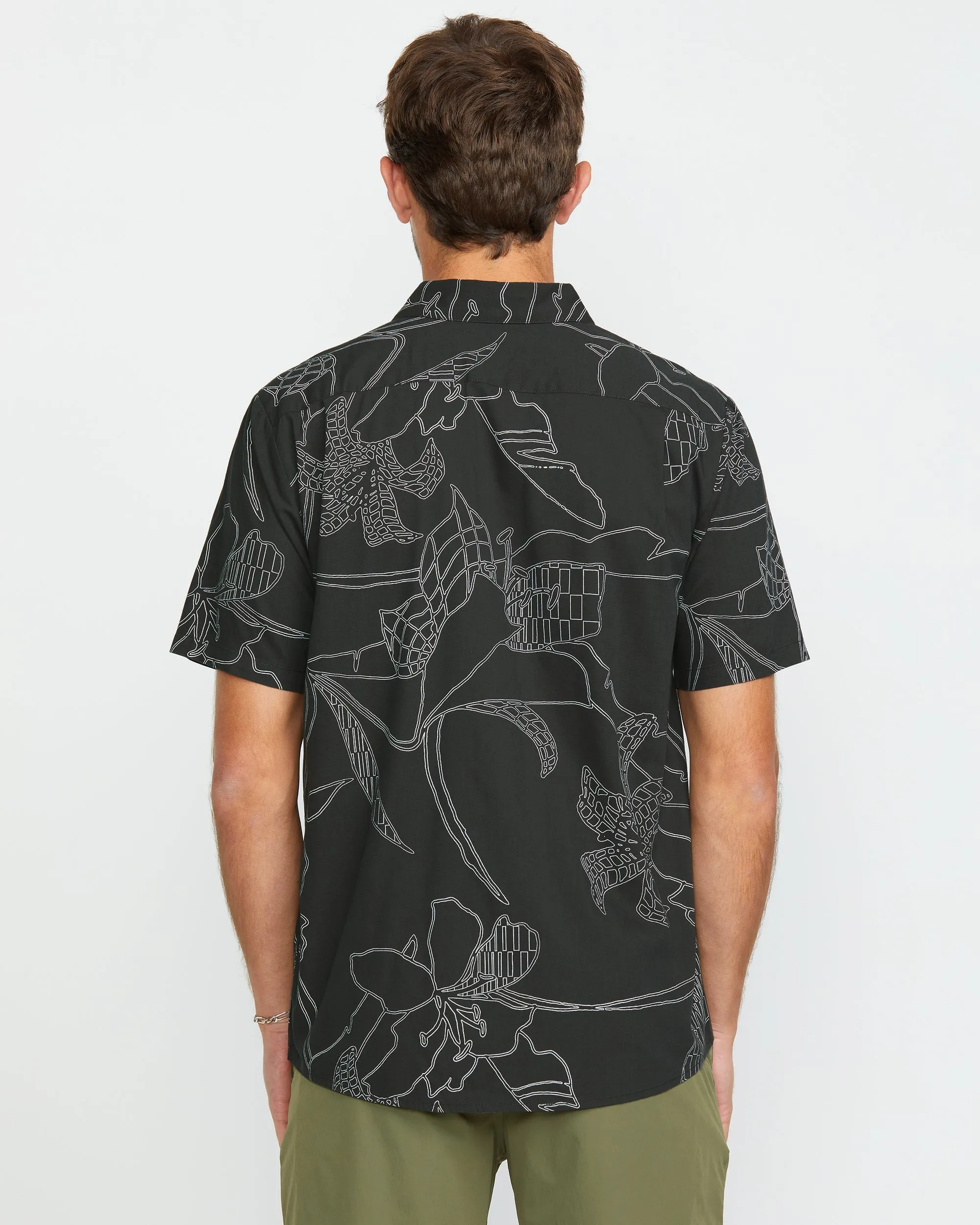 Cad Floral Shirt - STEALTH
