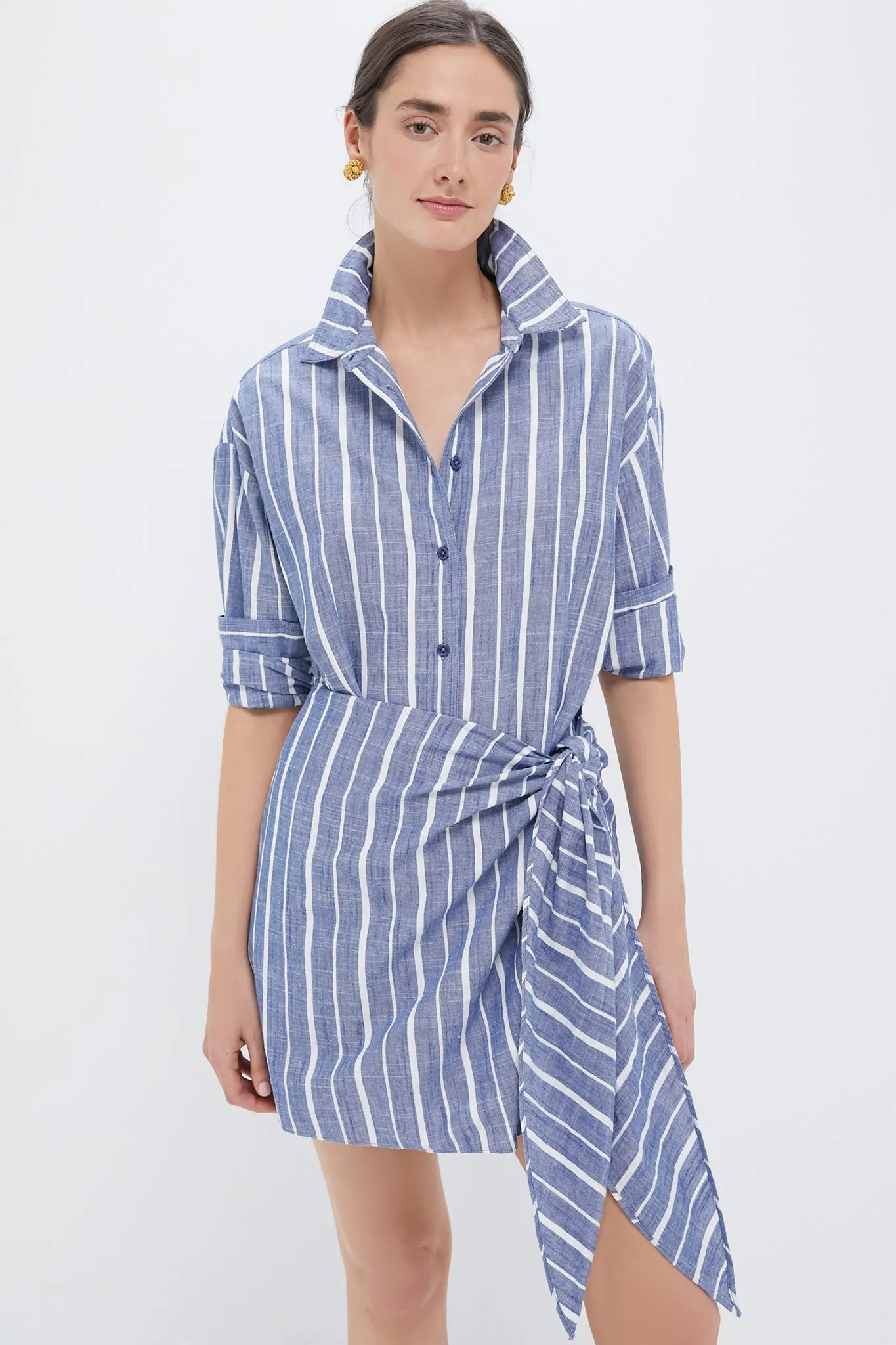 Chambray Blue Alessandra Mini