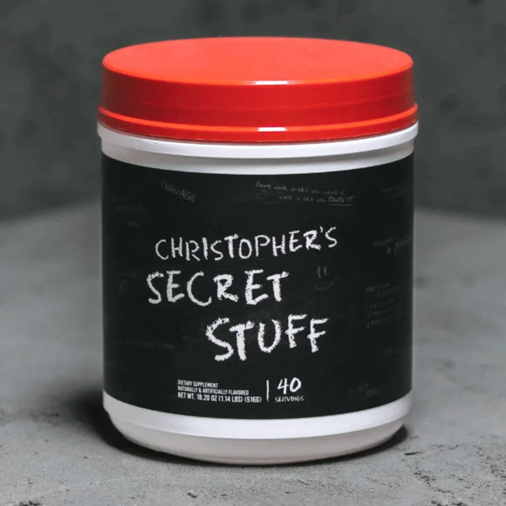 Christopher's Secret Stuff Pre-Workout
