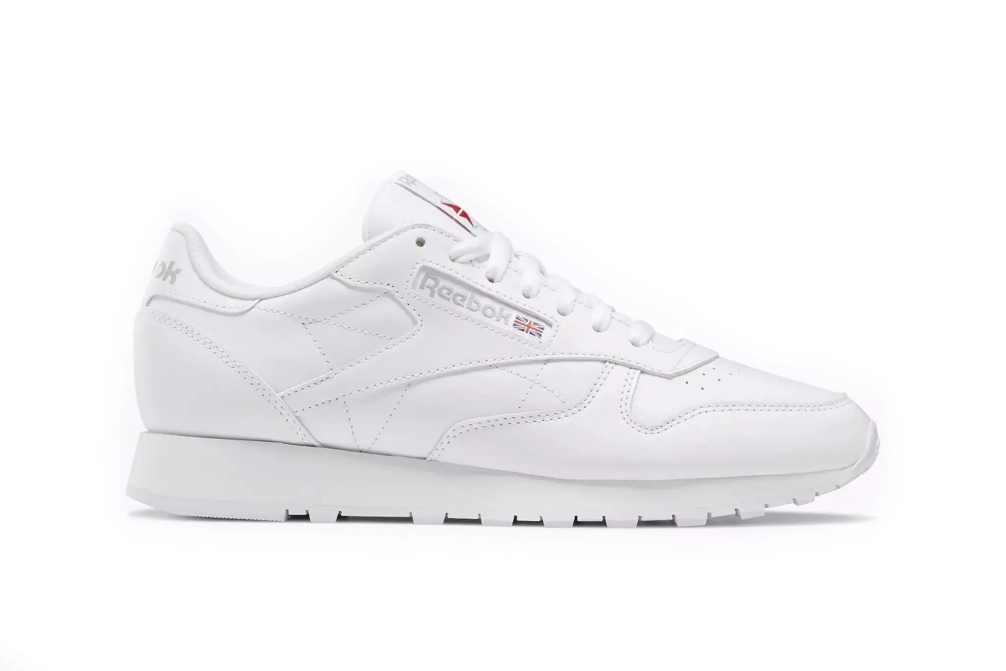 'Classic leather' men's sneaker - white
