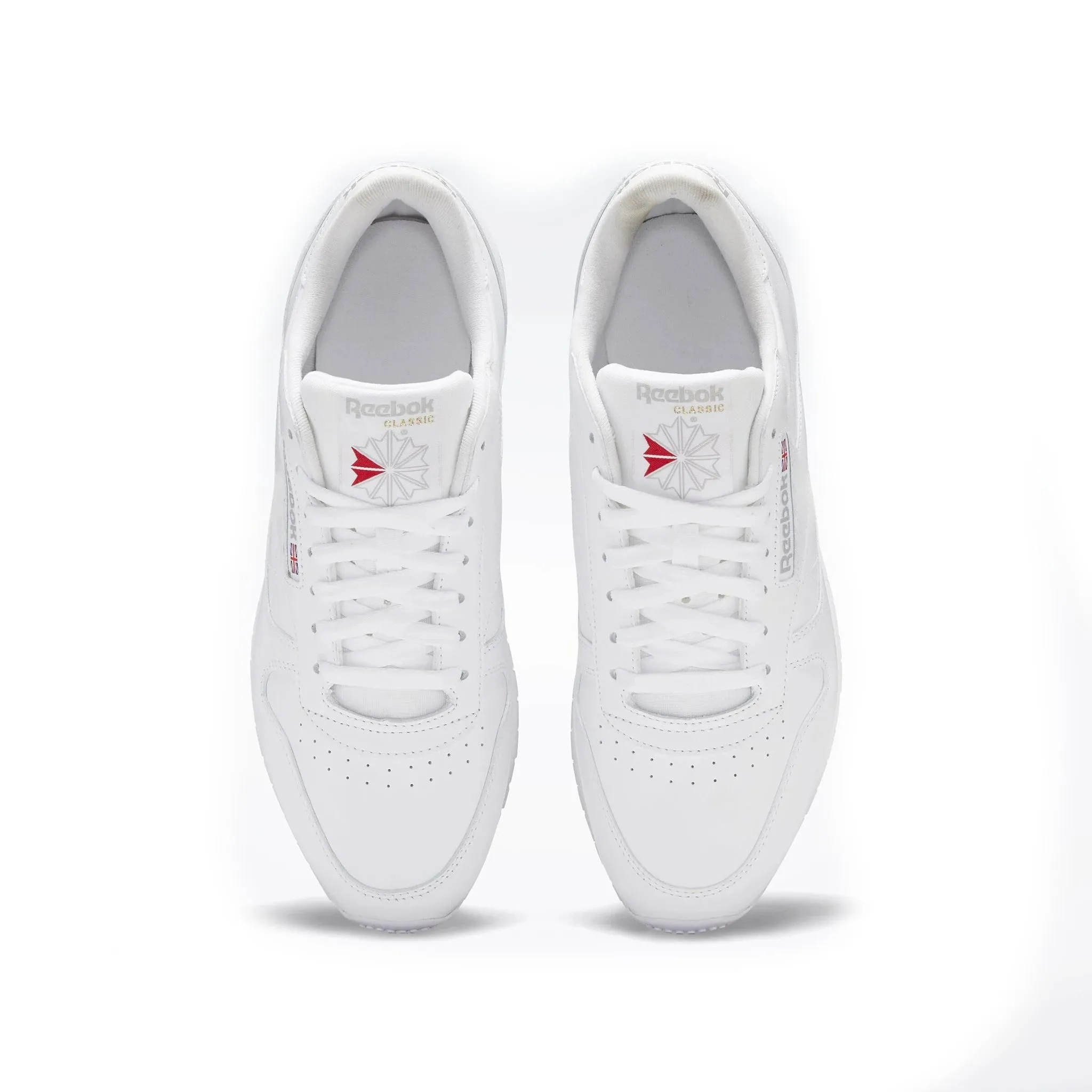 'Classic leather' men's sneaker - white