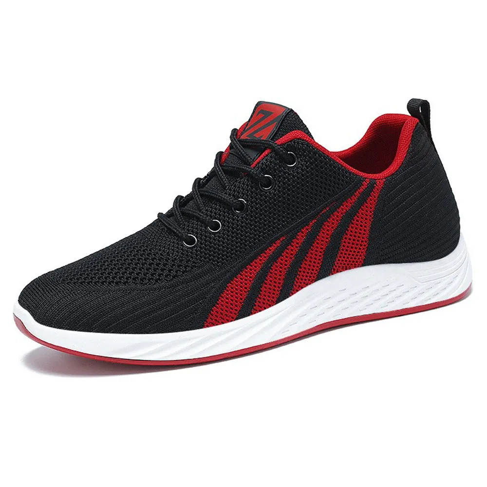 Classic Lightweight Men's Sneakers with Adjustable Features