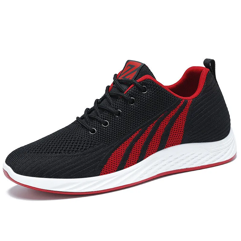 Classic Lightweight Men's Sneakers with Adjustable Features