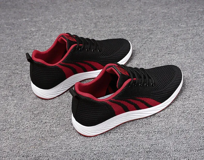 Classic Lightweight Men's Sneakers with Adjustable Features