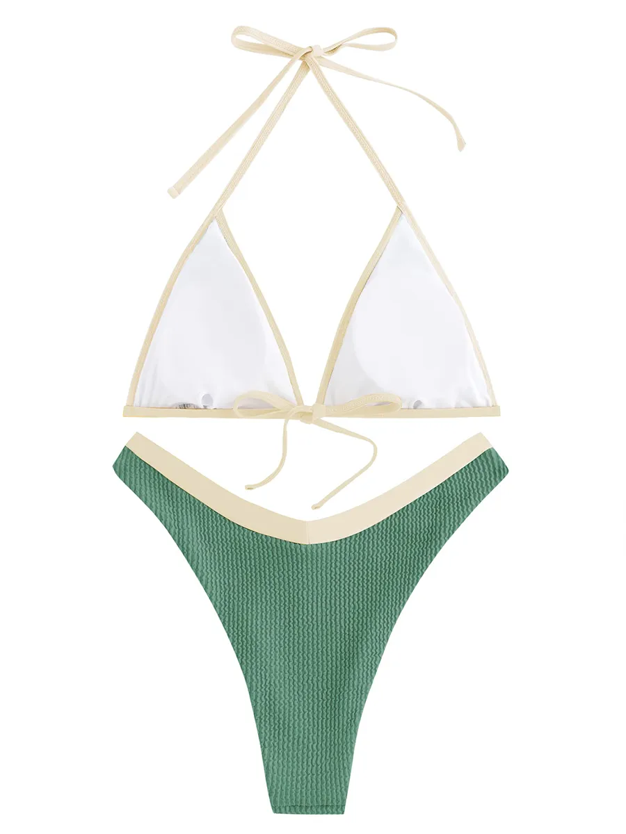 Colorblocked High Split