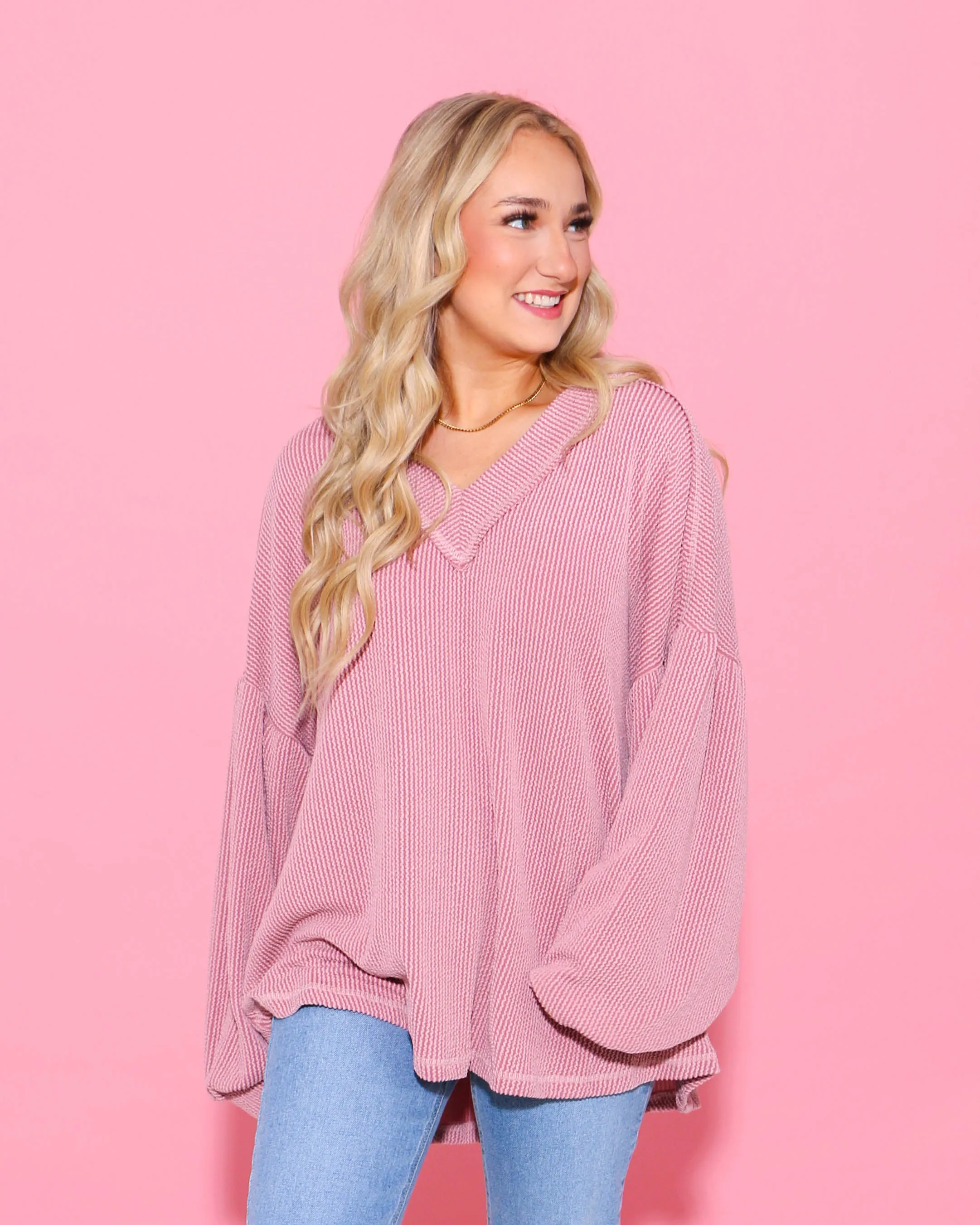 Cozy Two-Tone Oversized Knit Top (3 Colors)