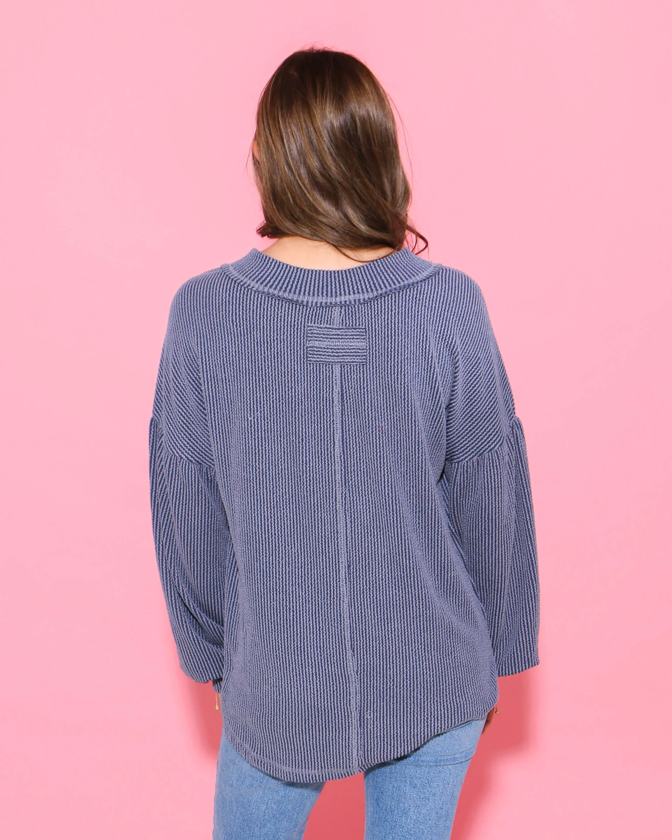 Cozy Two-Tone Oversized Knit Top (3 Colors)