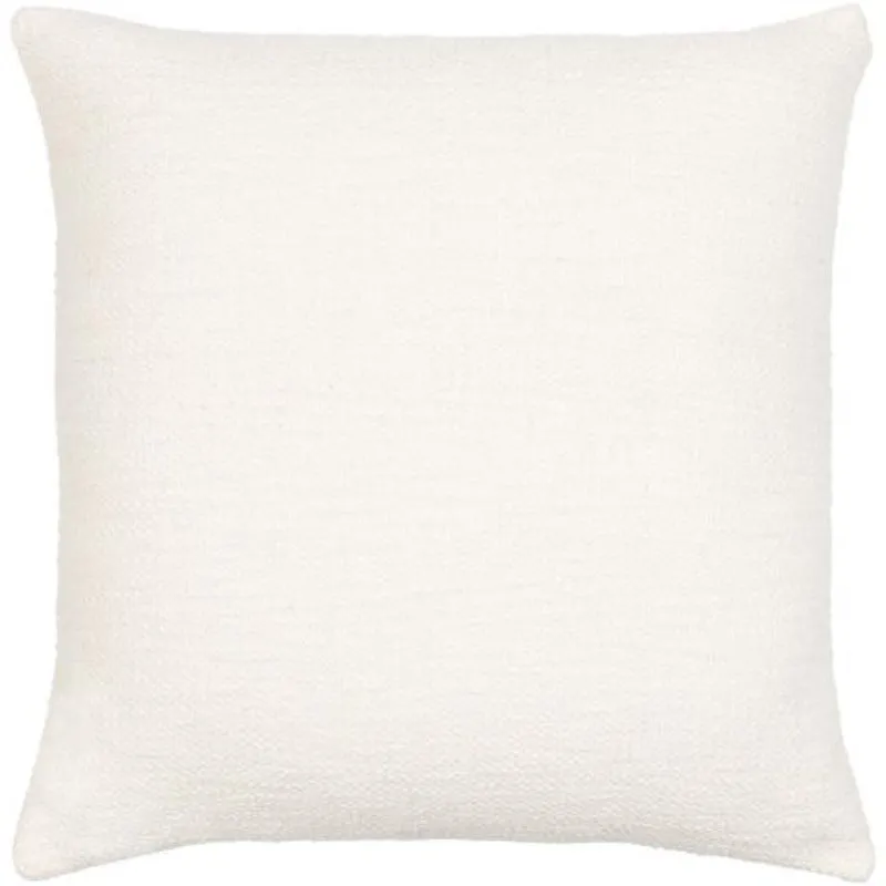 Cream Woven Cotton Pillow (2 Sizes)