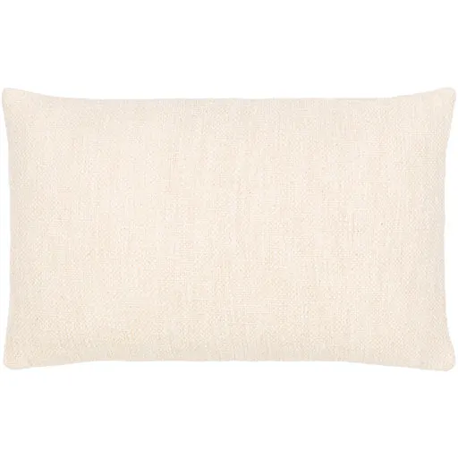 Cream Woven Cotton Pillow (2 Sizes)