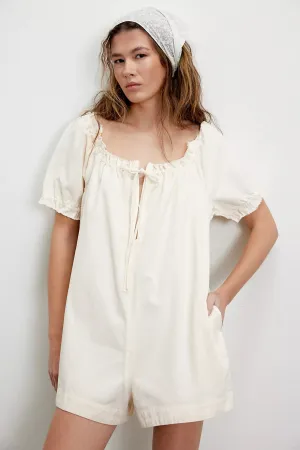 Daisy Denim Babydoll Romper