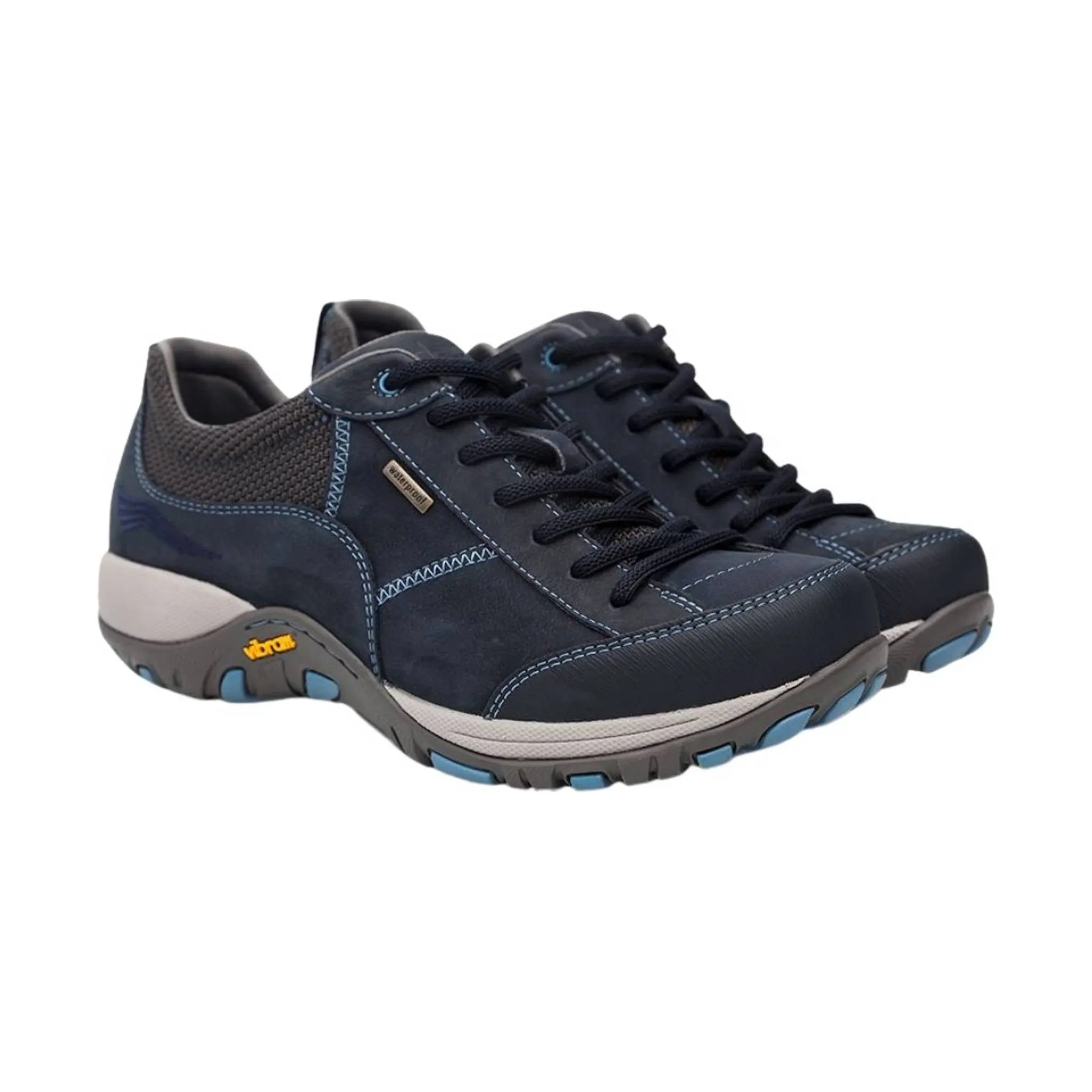 Dansko Women's Paisley Waterproof Sneaker - Navy Milled Nubuck