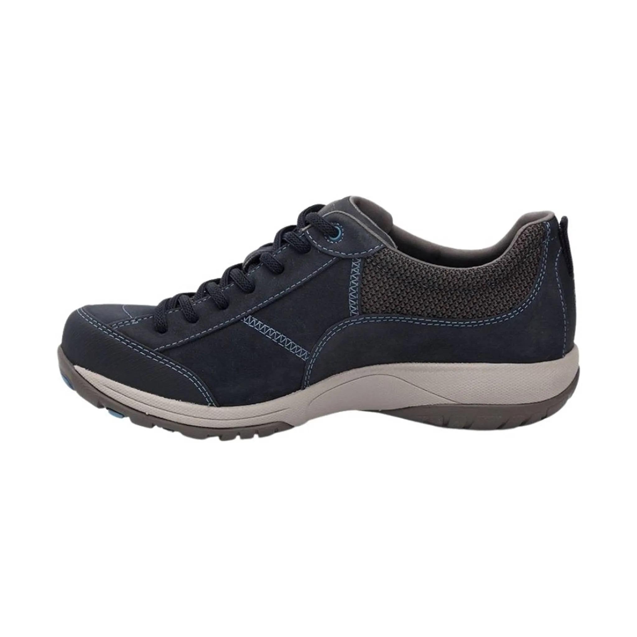 Dansko Women's Paisley Waterproof Sneaker - Navy Milled Nubuck