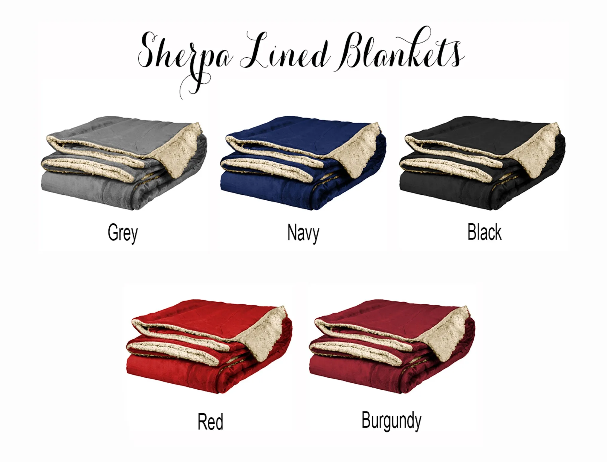 Delta Chi Sherpa Lined Blanket