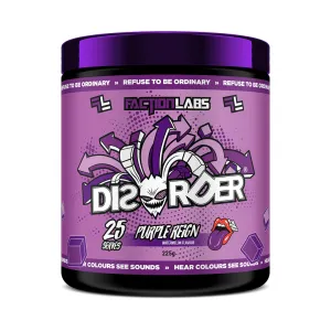 Disorder Pre Workout By Faction Labs