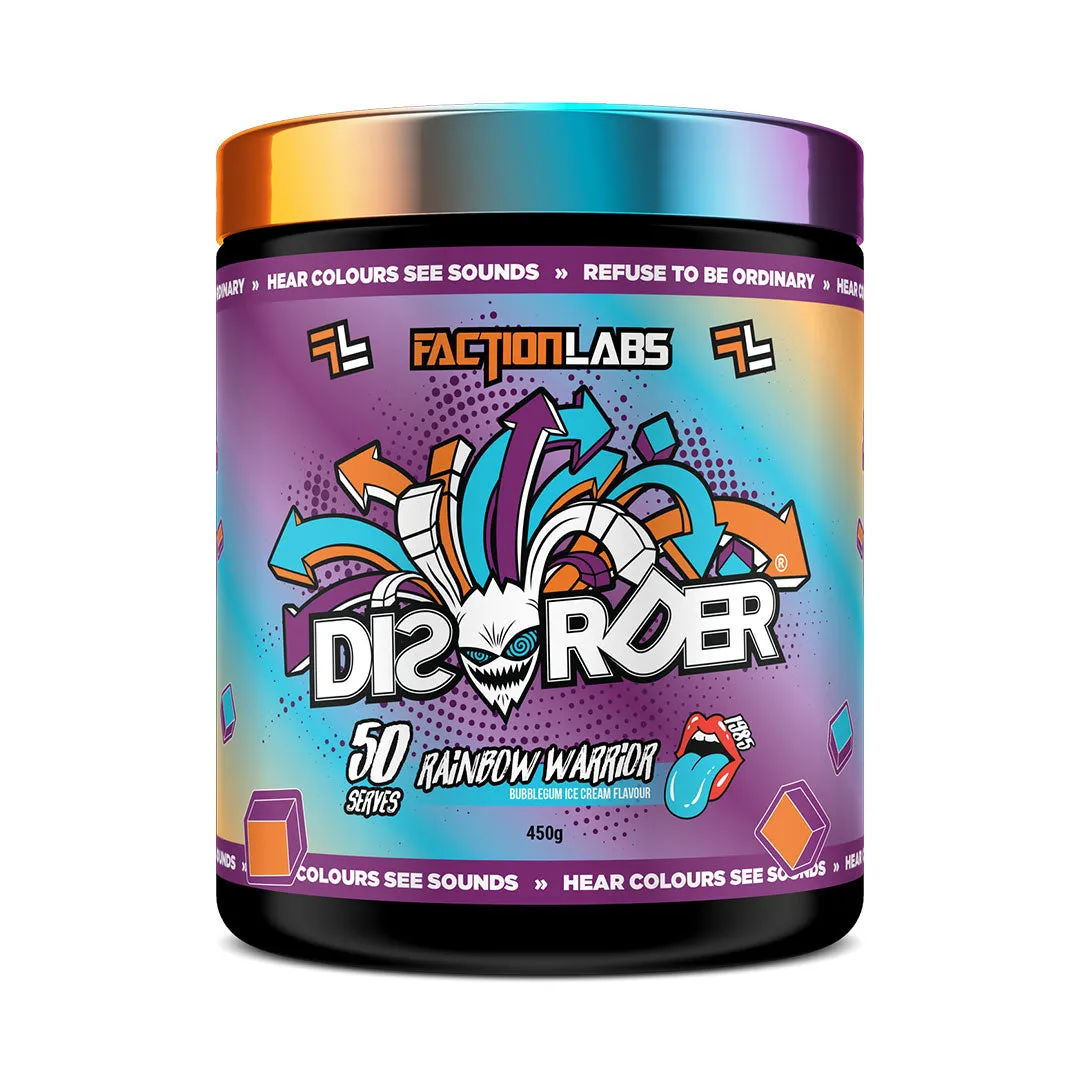 Disorder Pre Workout By Faction Labs