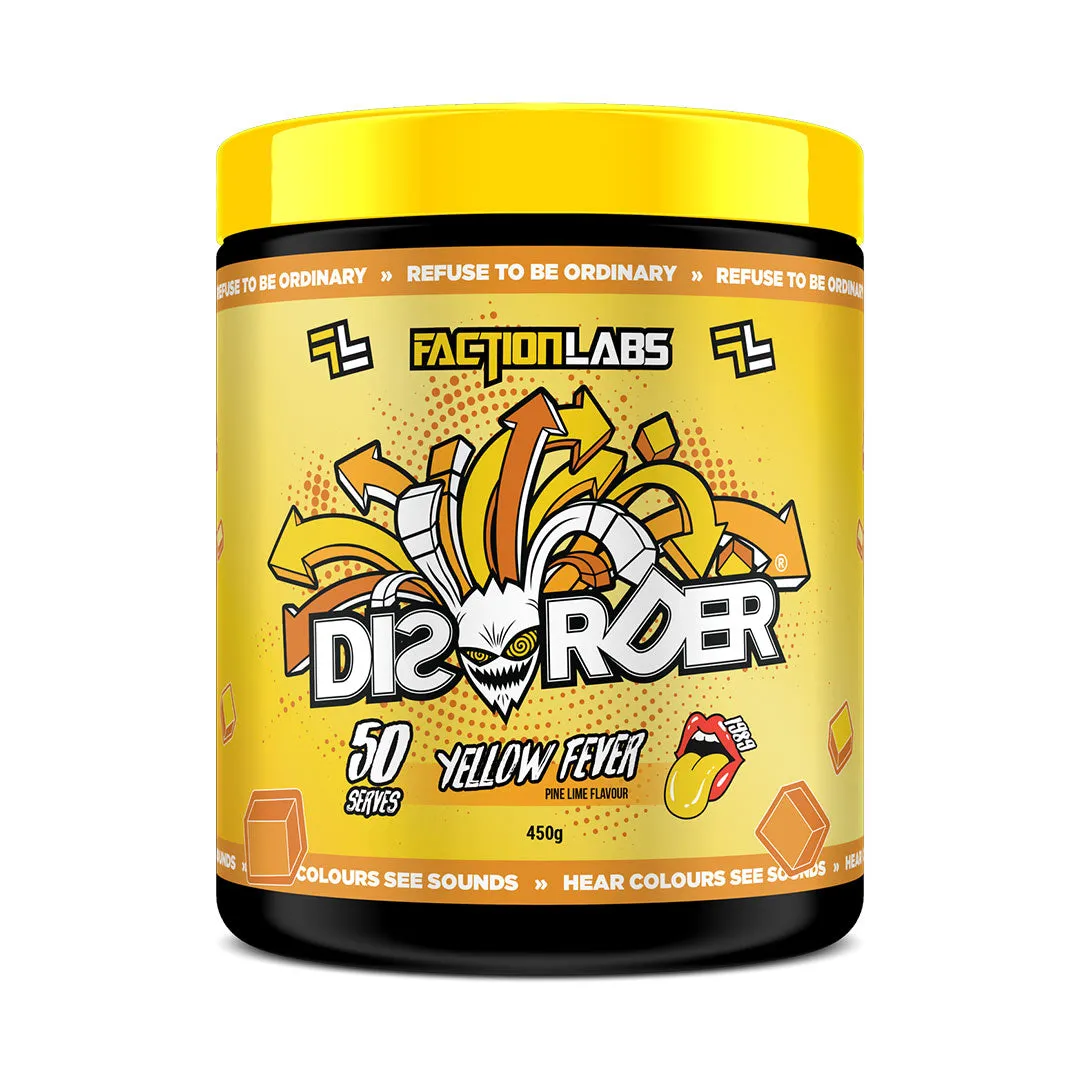 Disorder Pre Workout By Faction Labs