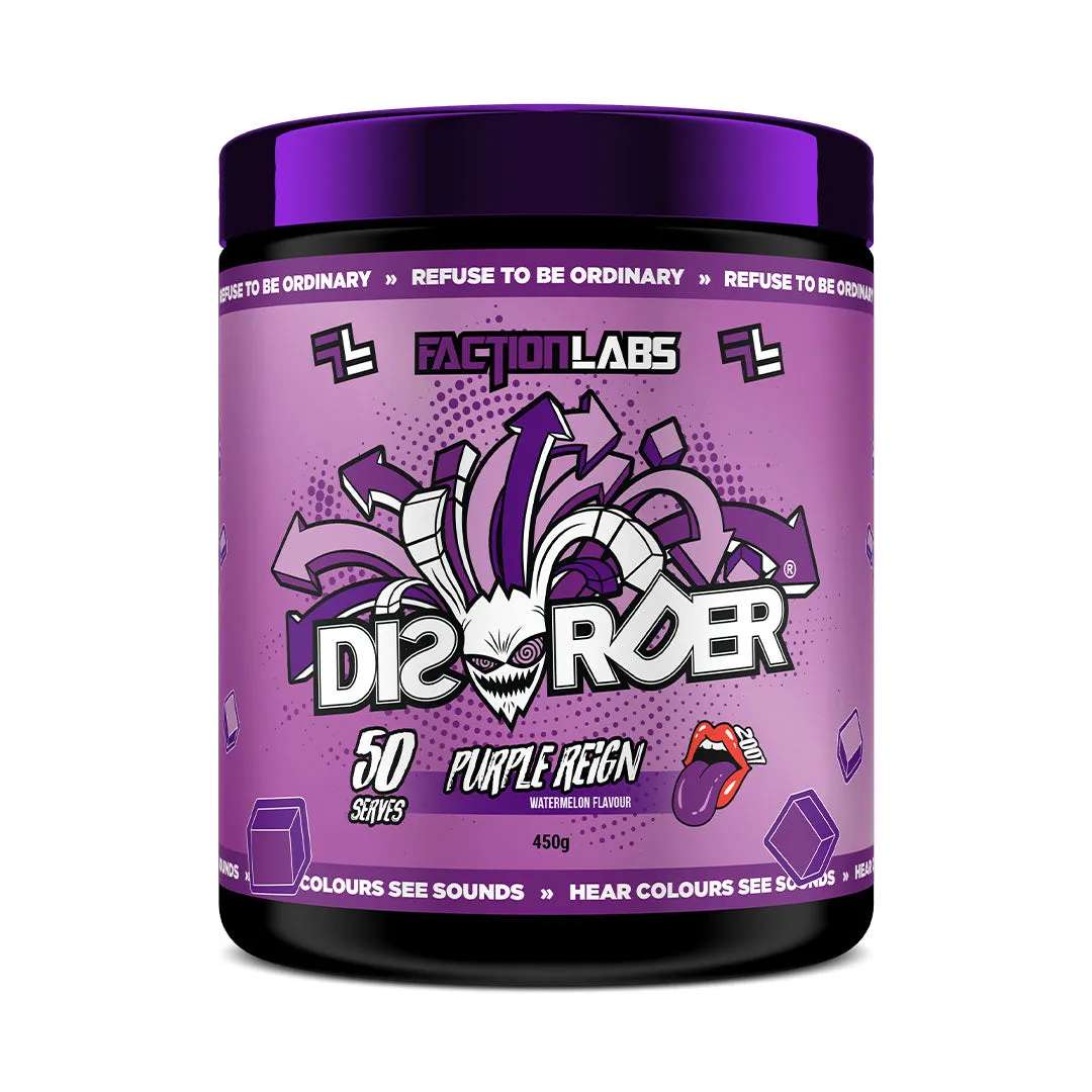 Disorder Pre Workout By Faction Labs