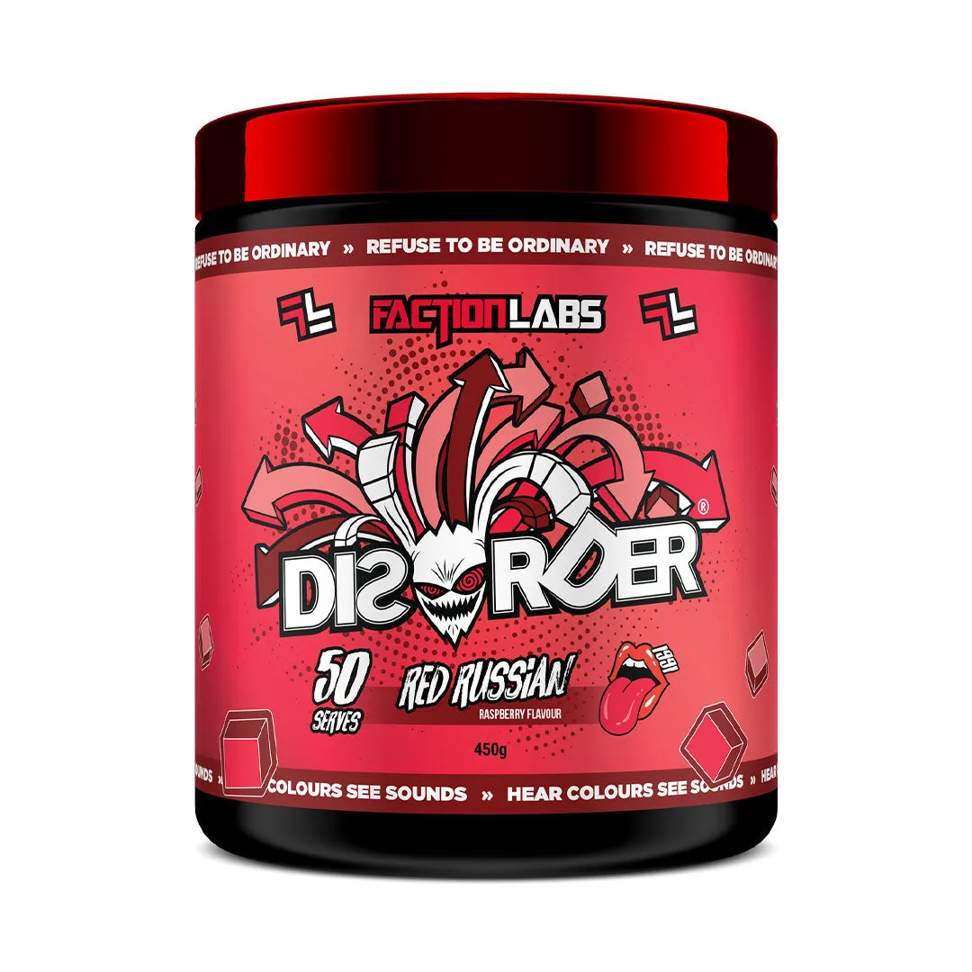 Disorder Pre Workout By Faction Labs
