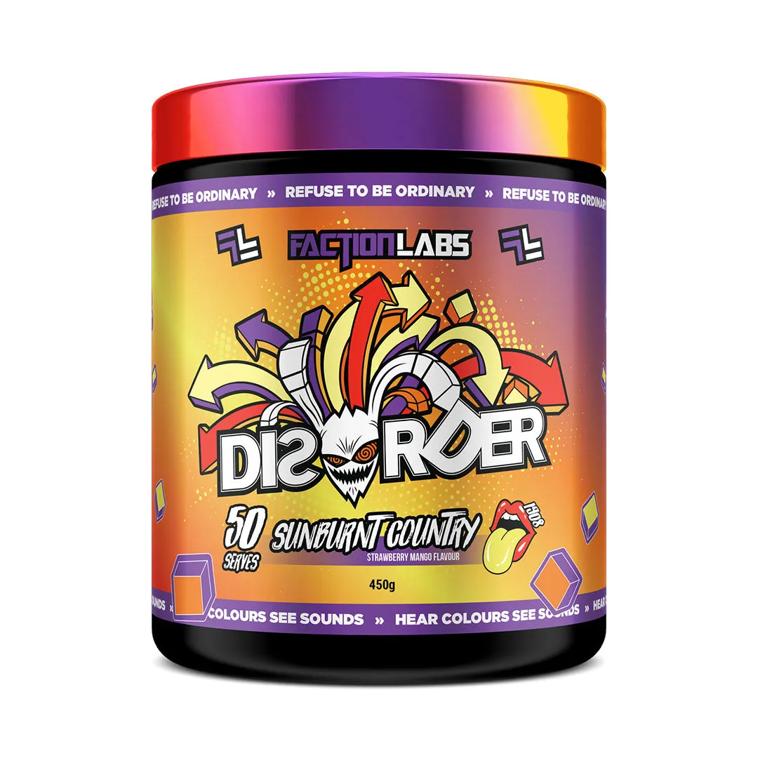 Disorder Pre Workout By Faction Labs