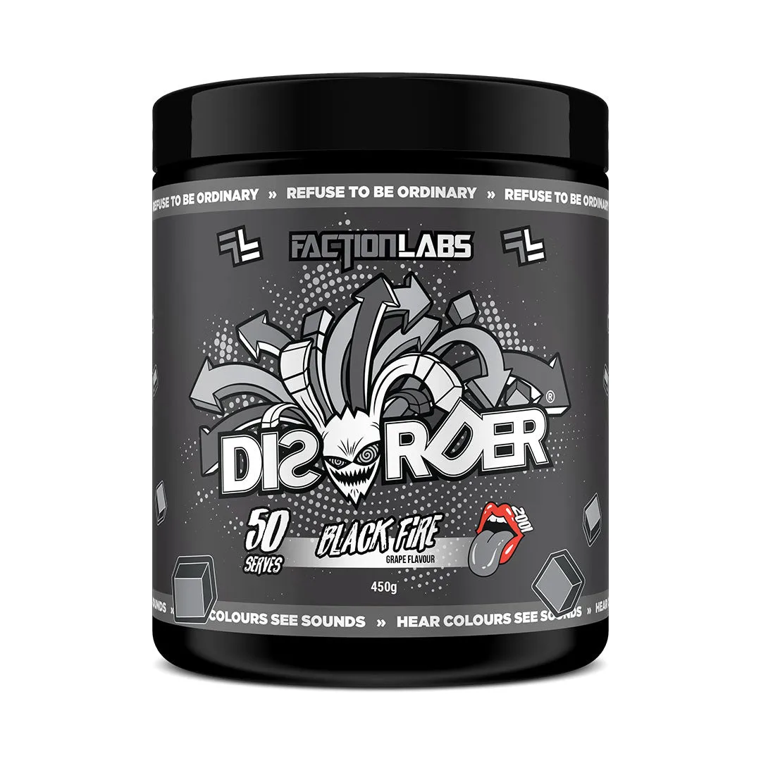 Disorder Pre Workout By Faction Labs