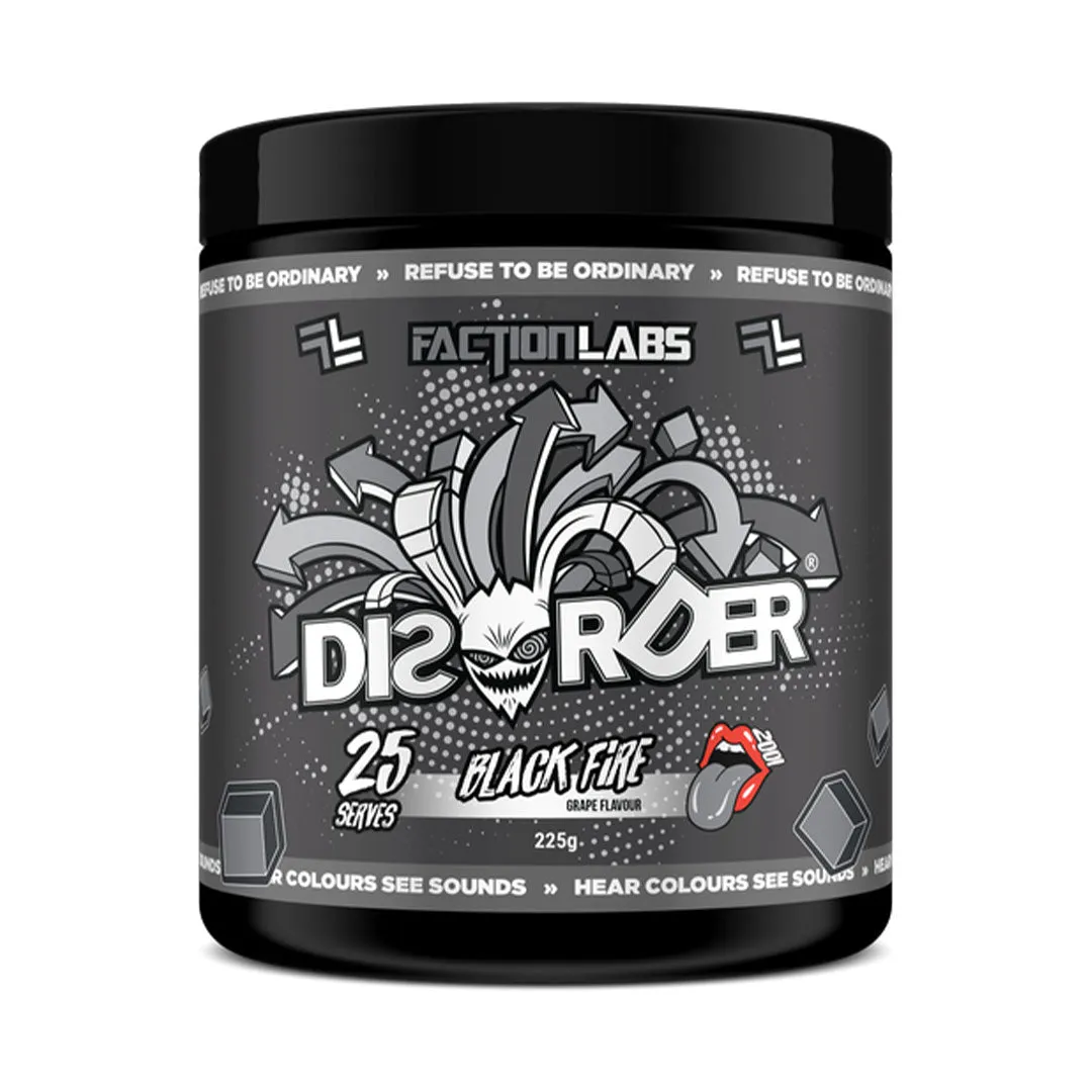 Disorder Pre Workout By Faction Labs