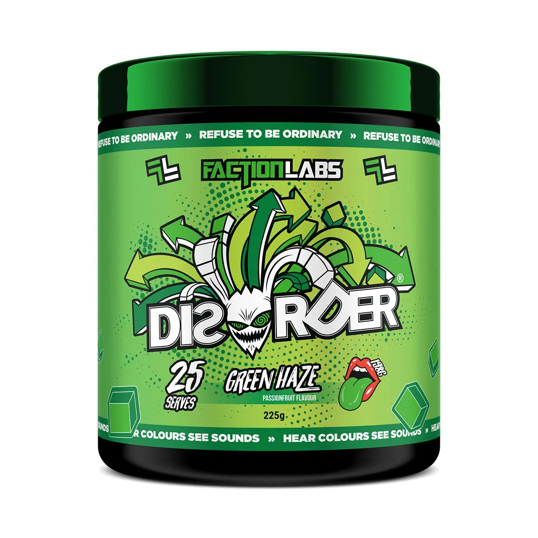 Disorder Pre Workout By Faction Labs